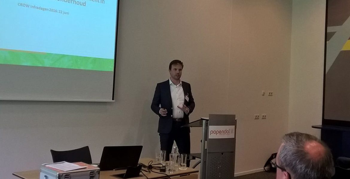 Wouter spreekt op de CROW Infradagen